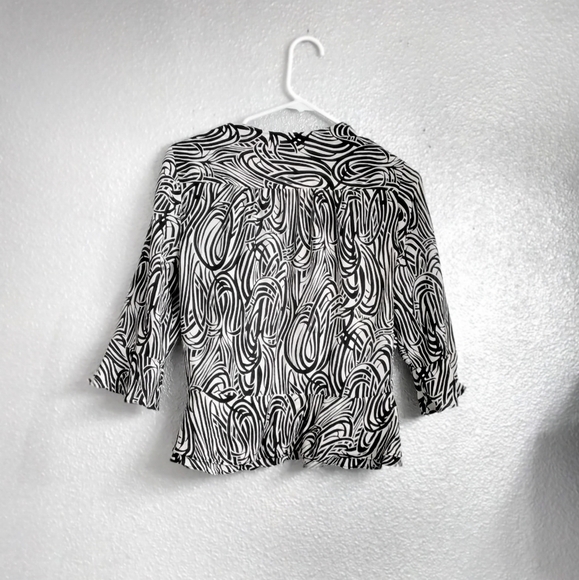 Jones New York 100% Silk Blouse  Size 10 - Picture 6 of 7